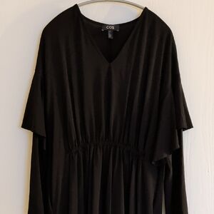 COS Elegant Black Long Sleeve Dress